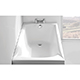 Carron Delta Single Ended Carronite Bath with Twin Grips 1700mm