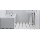 Carron Imperial Twin Grip Single Ended Carronite Bath 1600 x 700mm
