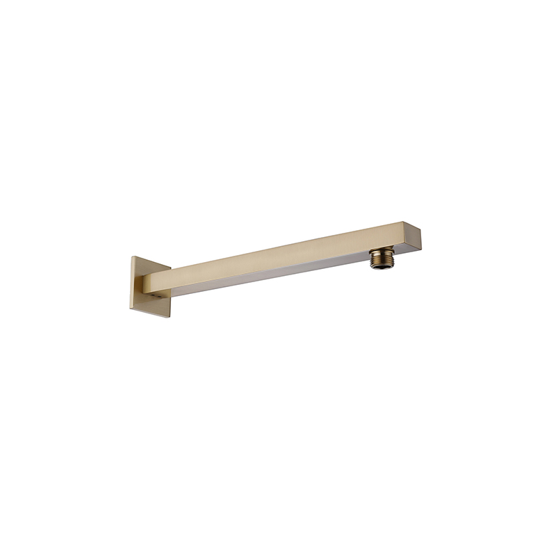 Bedgebury Square Shower Arm 300mm - Brushed Brass