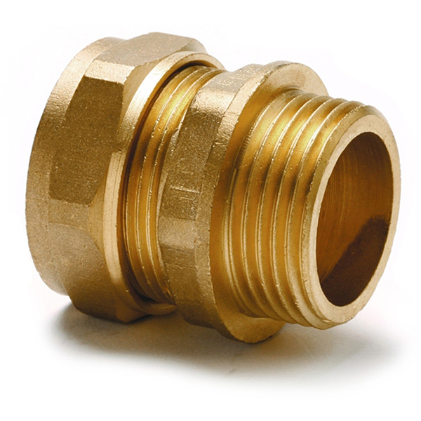 10mm x 1/4 Inch Male Coupler