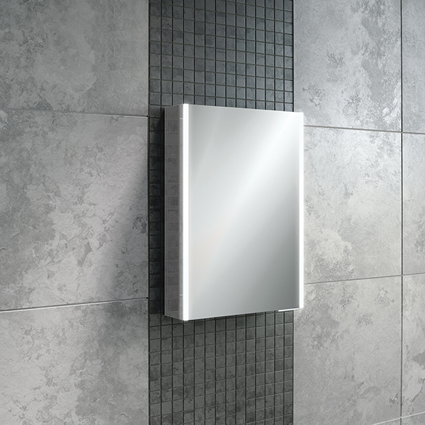 Xenon 50 LED Aluminium Cabinet with Mirrored Sides