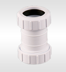 Compression waste plumbing fittings