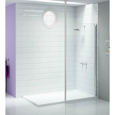 Merlyn Ionic Showerwall with Vertical Panel 1000mm