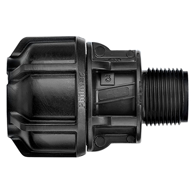 MDPE End Connector Male 32mm x 1 1/2 Inch