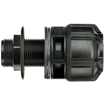 MDPE Tank Connector Assembly 32mm x 1 Inch