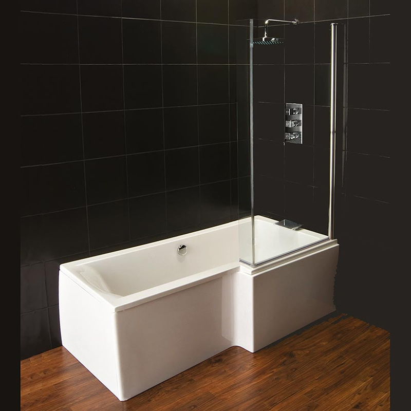 Vermont 1500 x 700mm Shower Bath - RH