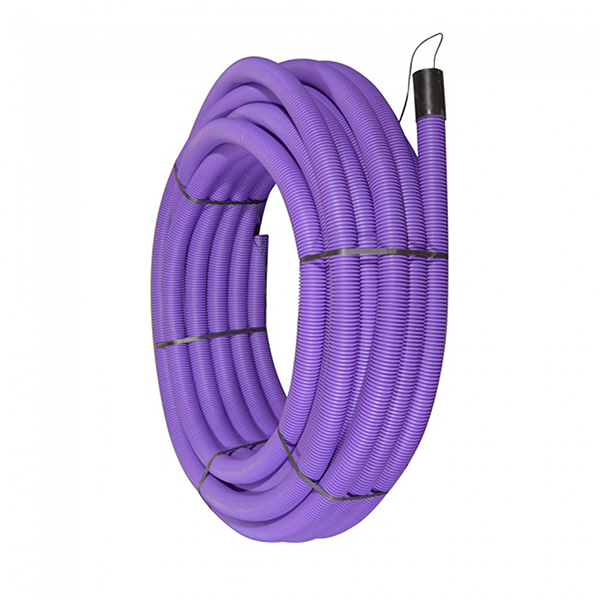 110mm Twinwall Ducting Coil Purple Flexi (Motorway Surveillance) x 50m