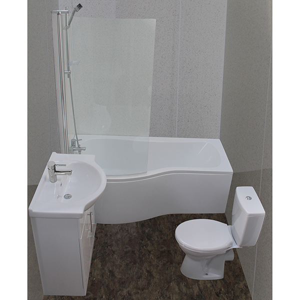 Allbits P Shape Bath Suite 550 LH