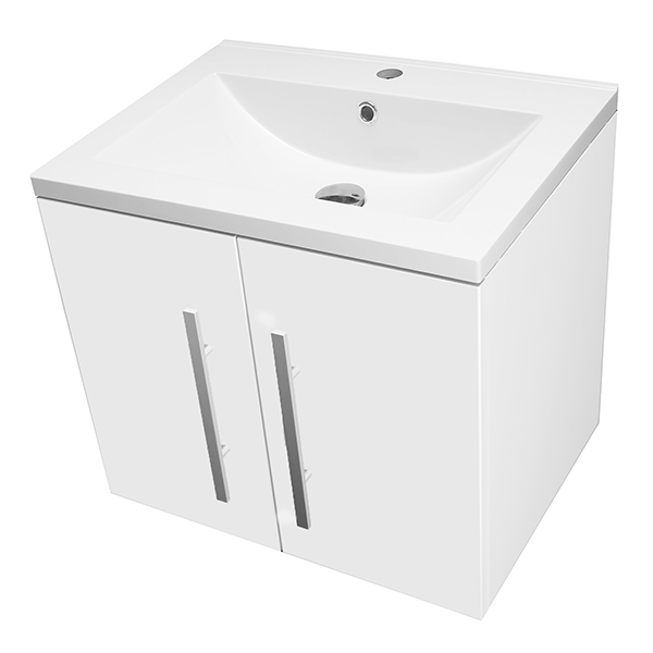 Allbits Purity 60 2 Door Wall Hung Unit and Basin