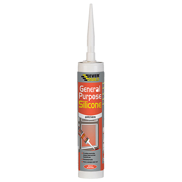 Everbuild General Purpose Silicone Brown