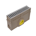 Polymer Concrete A15 Silt Box with Steel Grating