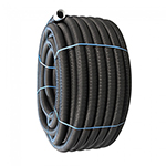 Perforated Land Drain Pipe - 80mm x 100m Coil