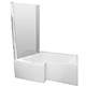 Allbits Square Shower Bath Bathroom Suite LH