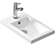 Eden 40 Wall Hung Vanity Unit & Basin with Tap - Walnut