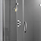 Aquadart Inline Hinged 2 Sided Shower Enclosure 800 x 800mm