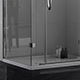 Aquadart Inline Hinged 2 Sided Shower Enclosure 800 x 800mm