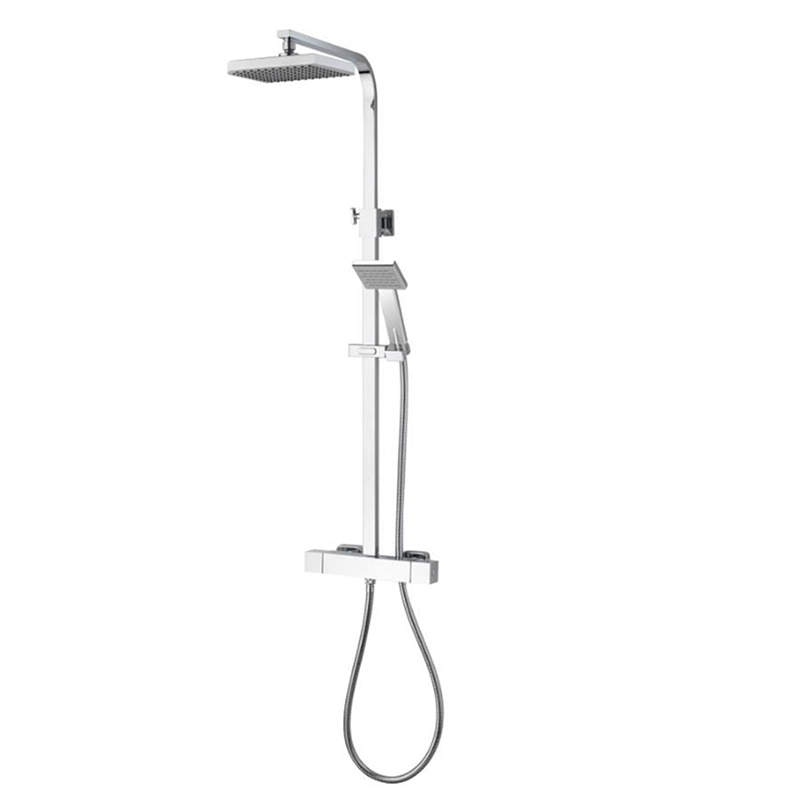 Aqualisa AQSQBAR2 Cool Touch Square Shower Column