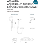 Aqualisa Aquarian Shower with Adjustable Head