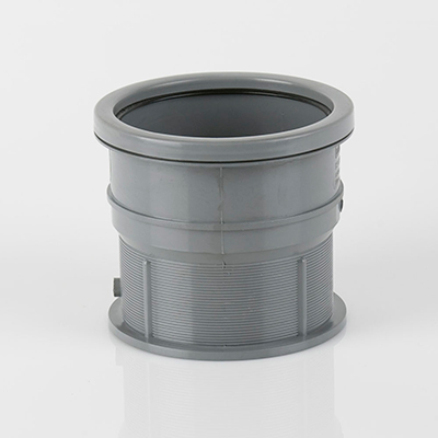 Pvcu To Cast Iron & Salt Glaze Drain Connector Grey