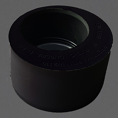 40mm x 32mm Solvent Weld Socket Reducer Black. Pack of 5