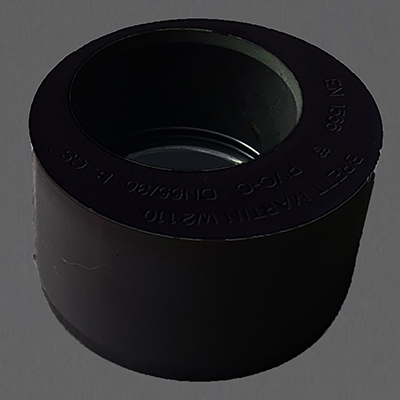 40mm x 32mm Solvent Weld Socket Reducer Black