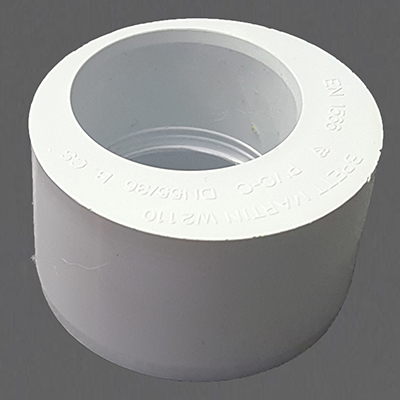 50mm x 32mm Solvent Weld Socket Reducer White