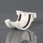 Joint/Union Bracket Roundstyle 112mm White
