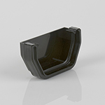 External Stopend 114mm Squarestyle Black