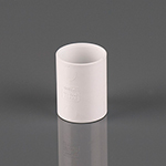 32mm Solvent Weld Straight Connector White