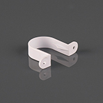 40mm Pipe Clip White. Pack of 20