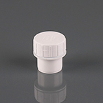 32mm Access Plug White. Pack of 5