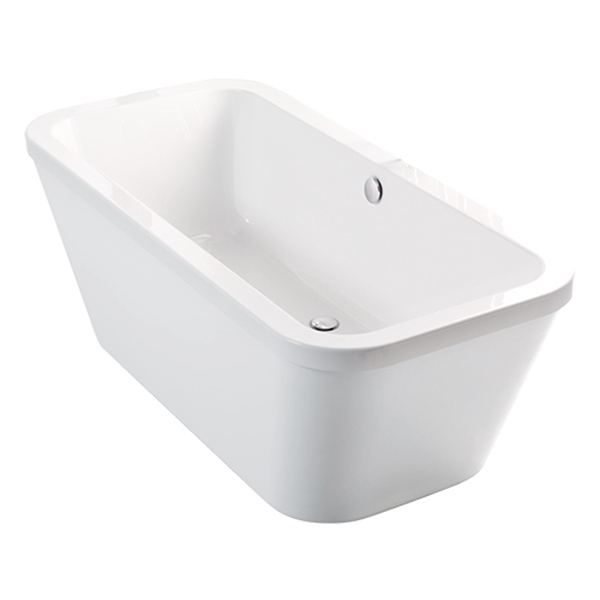 Halcyon Square White Freestanding Bath