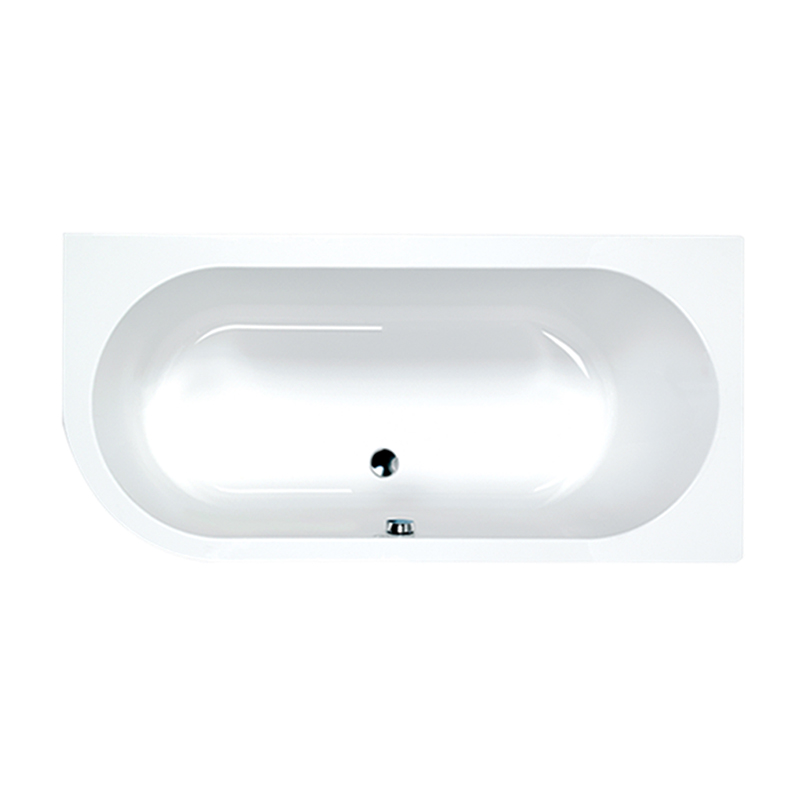 Carron Status Double Ended Carronite Bath 1700 x 725mm Left Hand