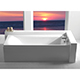 Carron Eco Axis Single Ended Carronite Bath 1600mm