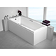 Carron Eco Single Ended Integra Twin Grip Carronite Bath 1700 x 700mm