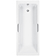 Carron Eco Single Ended Integra Twin Grip Carronite Bath 1600 x 700mm