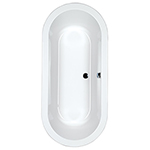 Halcyon Round White Freestanding Bath