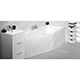 Carron Space Saver Single Ended Carronite Bath 1700 x 750mm Left Handed