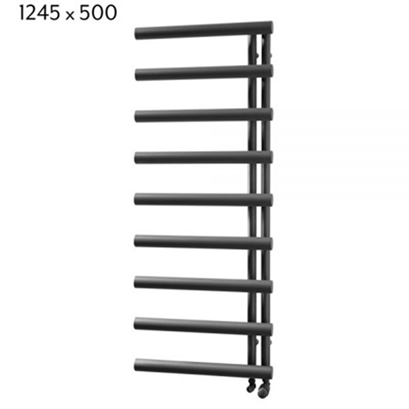 Calverley Vertical Anthracite Towel Rail 500 x 1245mm