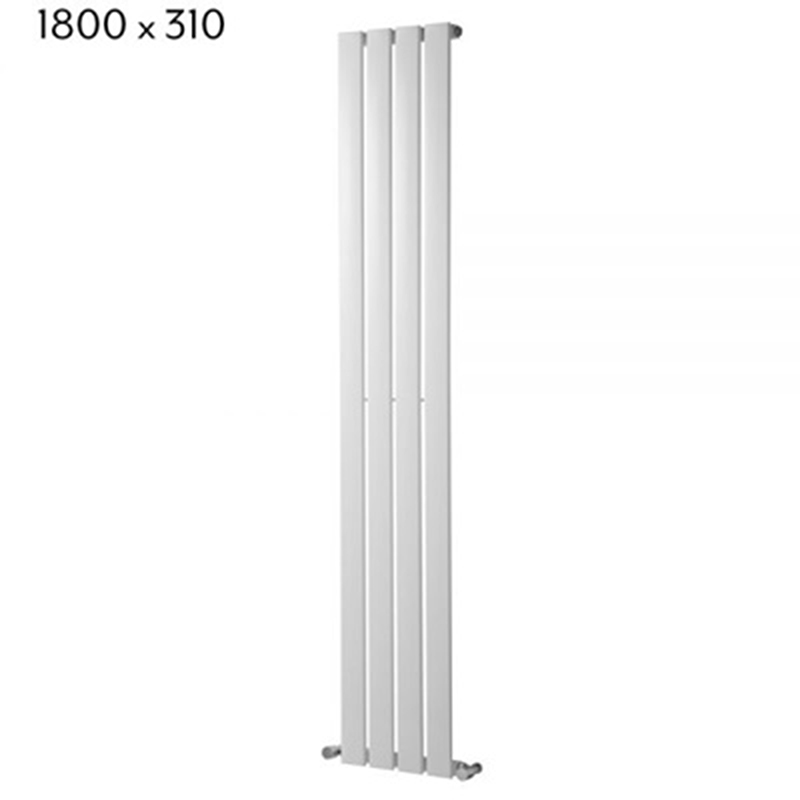 Dunorlan Gloss White Single Towel Radiator 310 x 1800mm