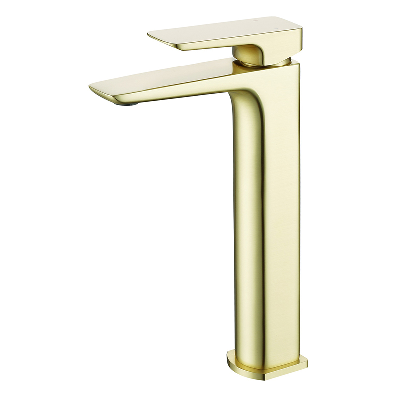 Bedgebury Tall Basin Mixer - Brushed Brass