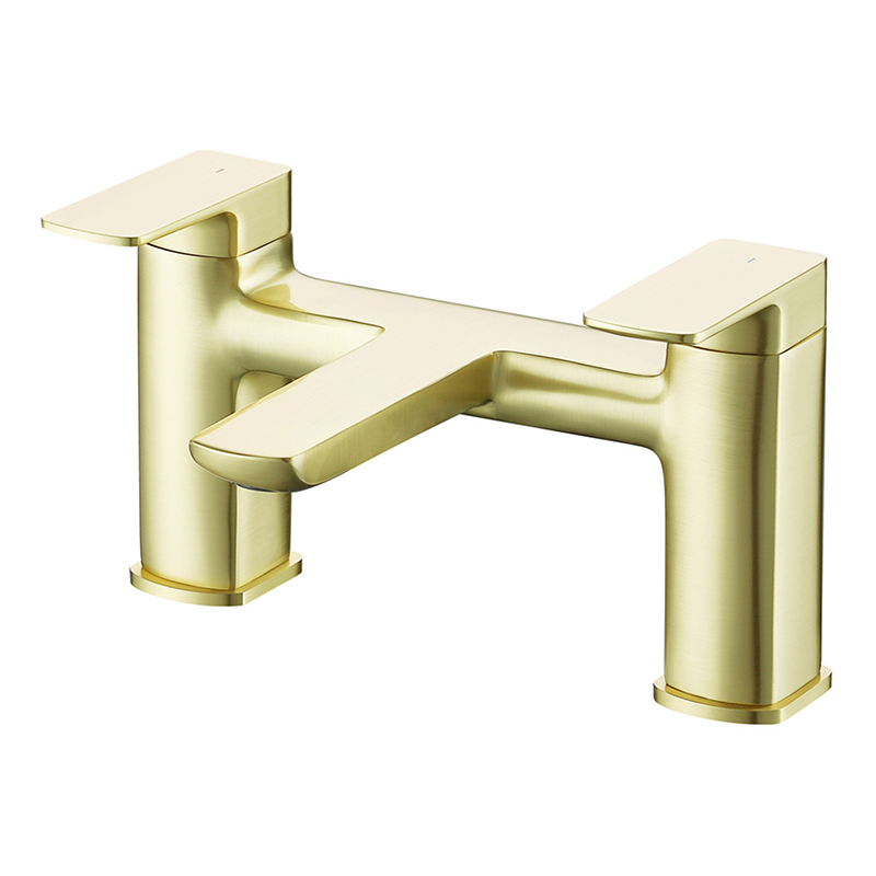 Bedgebury Deck Mounted Bath Filler Brushed Brass