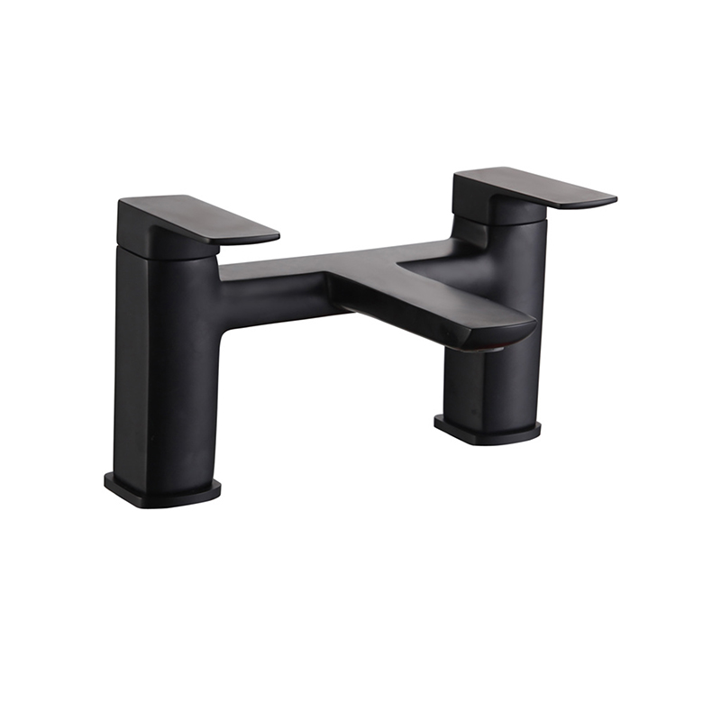 Bedgebury Deck Mounted Bath Filler Matt Black