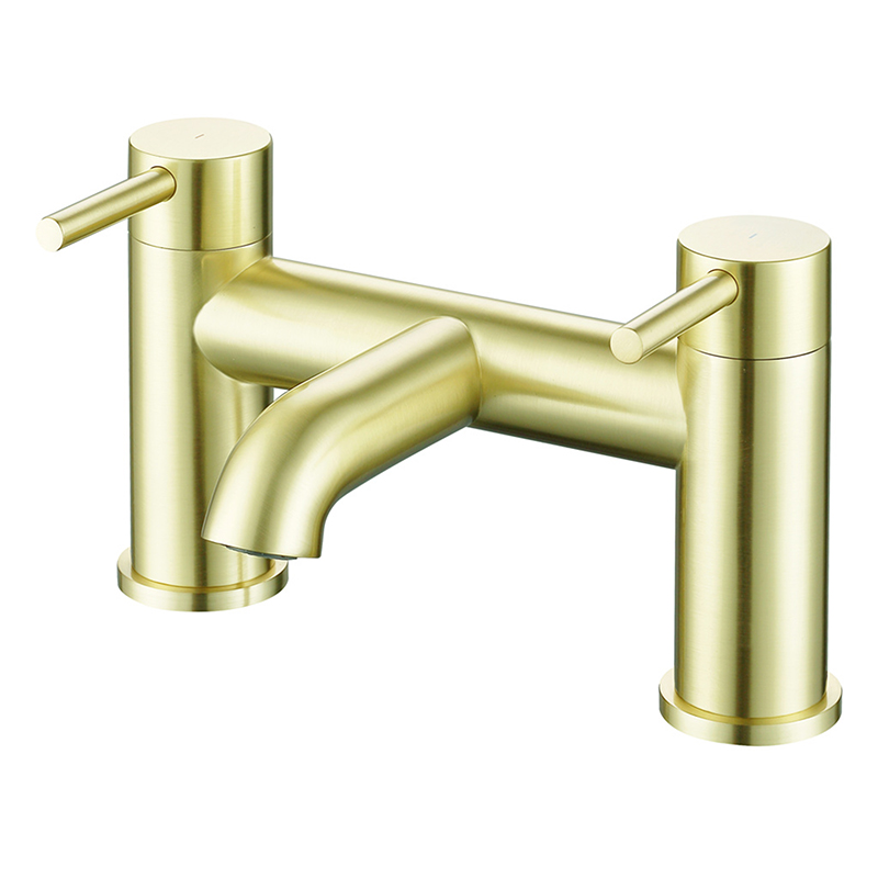 Bewl Deck Mounted Bath Filler Brushed Brass