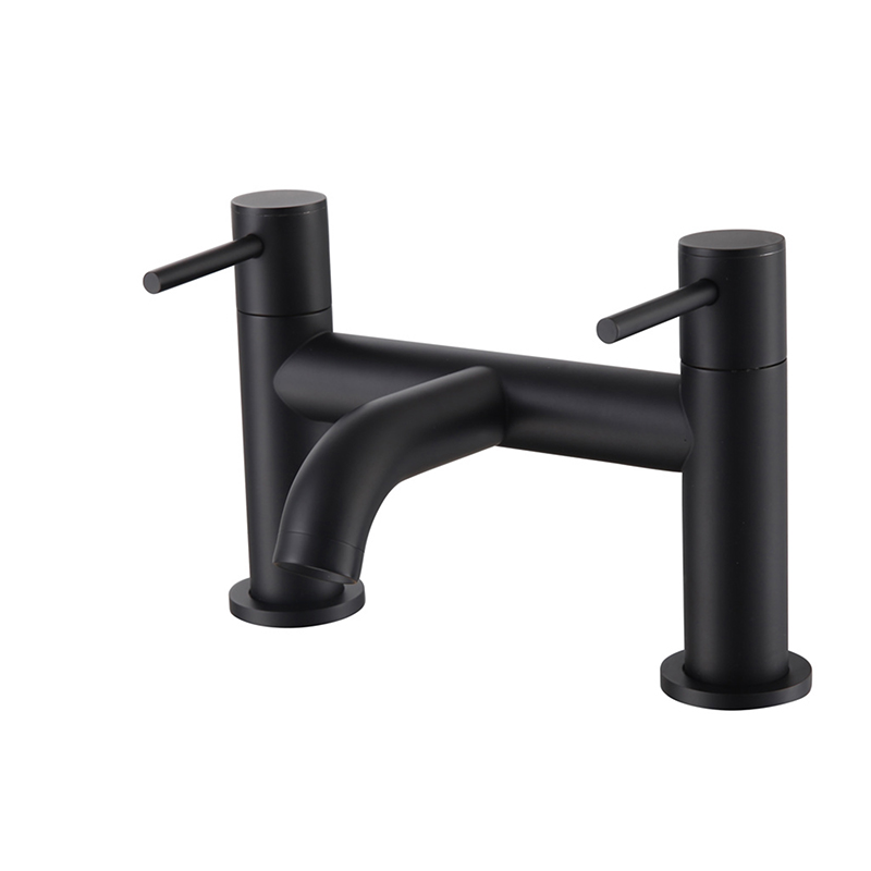 Bewl Deck Mounted Bath Filler Matt Black