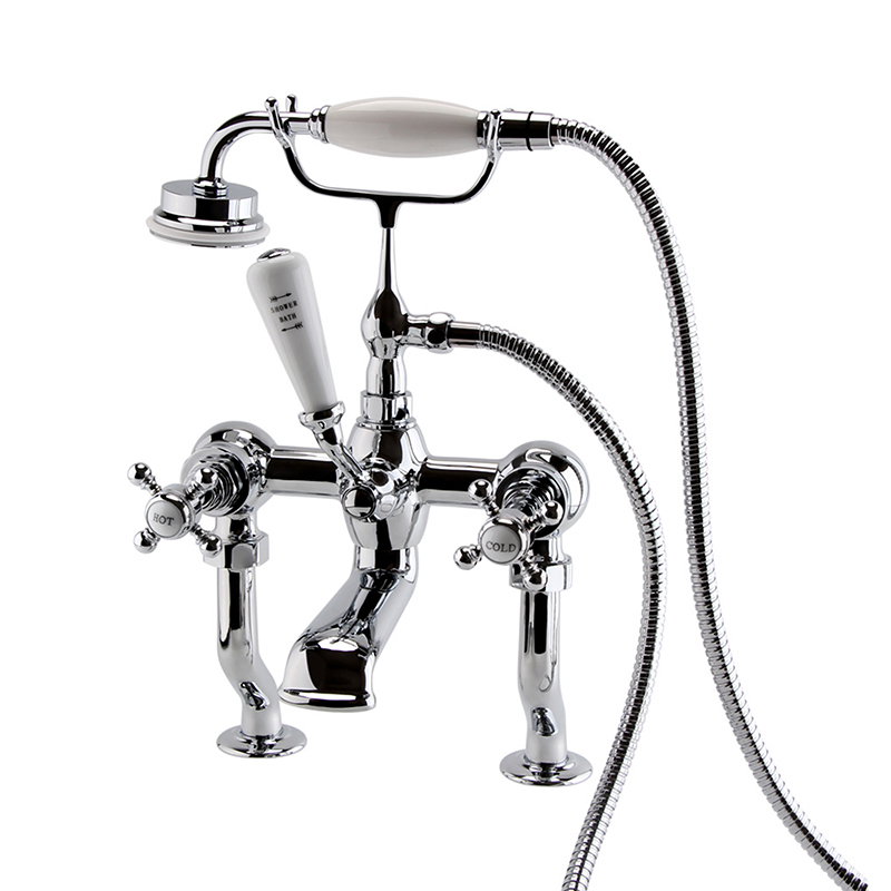 The Pantiles Deck Mounted Bath Shower Mixer