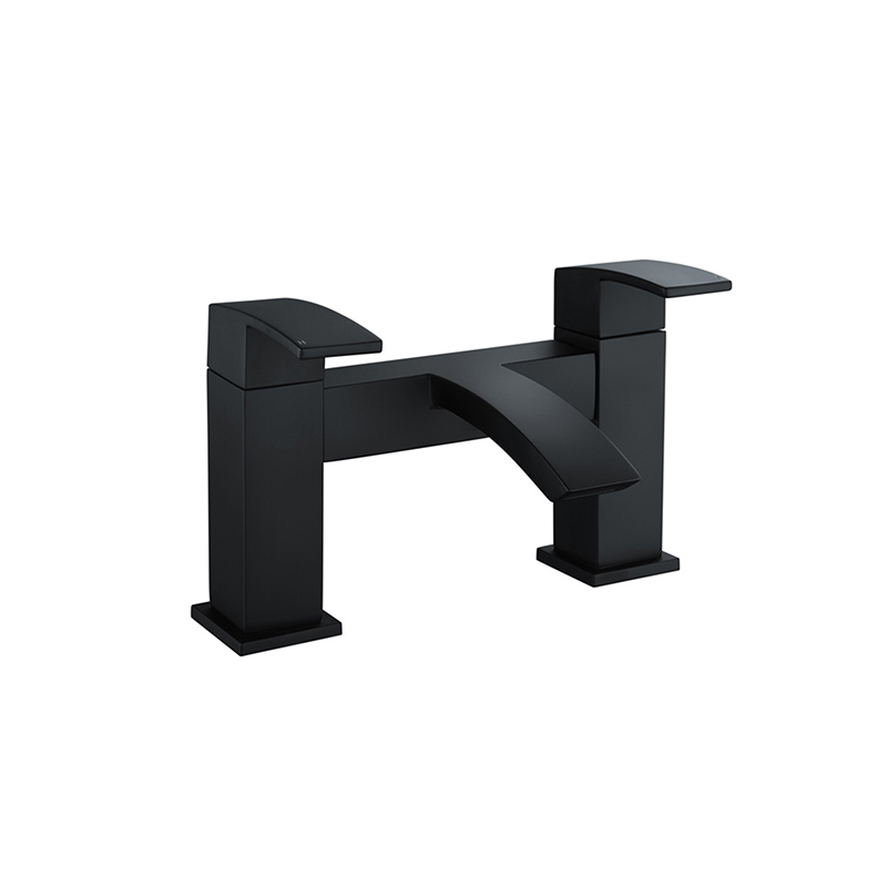 Salomon Deck Mounted Bath Filler Matt Black