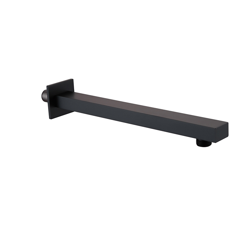 Bedgebury Square Shower Arm 300mm - Matt Black