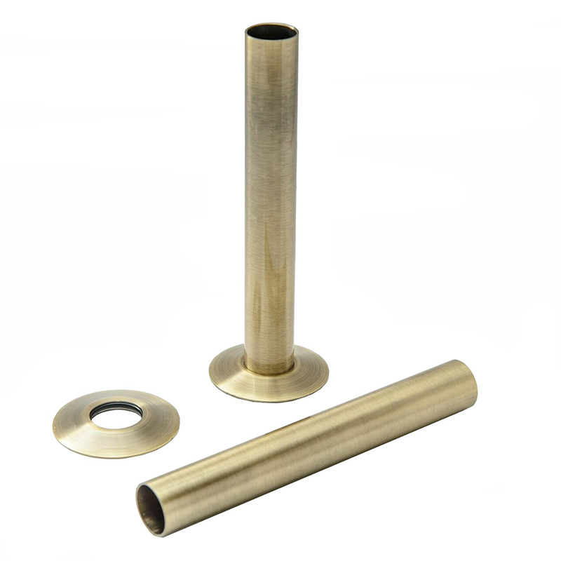 Pipe Set 180mm x 15mm - Antique Brass