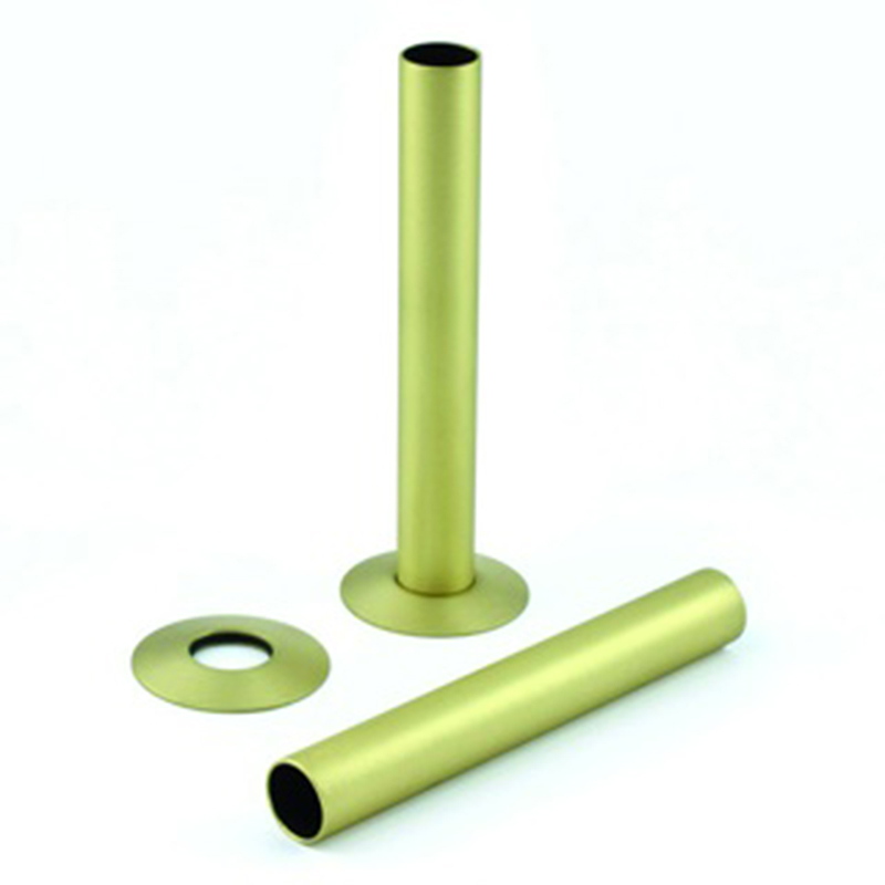 Pipe Set 180mm x 15mm - Brushed Brass
